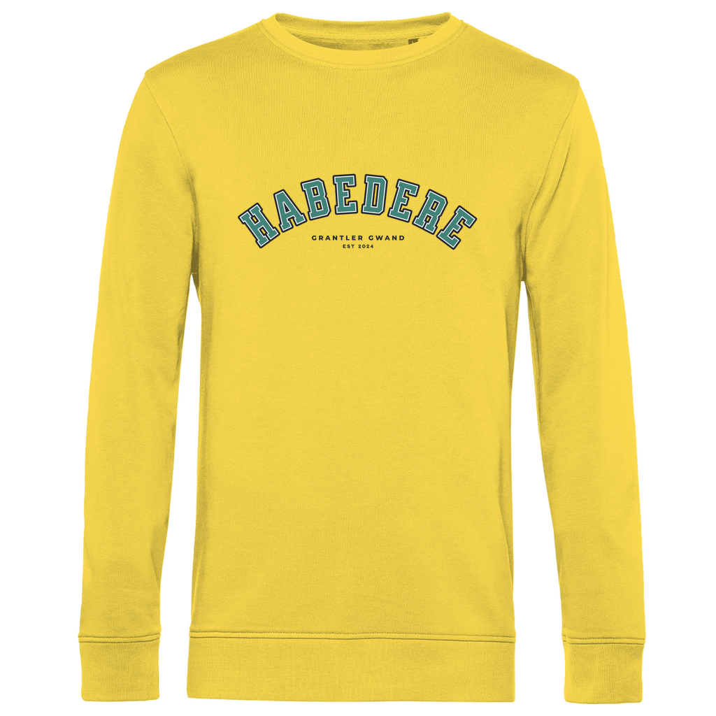 Herren Premium Bio Sweatshirt Habedere - grün