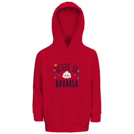 Bayerischer Kinder Premium Bio Hoodie Born in Bavaria - Grantler Gwand