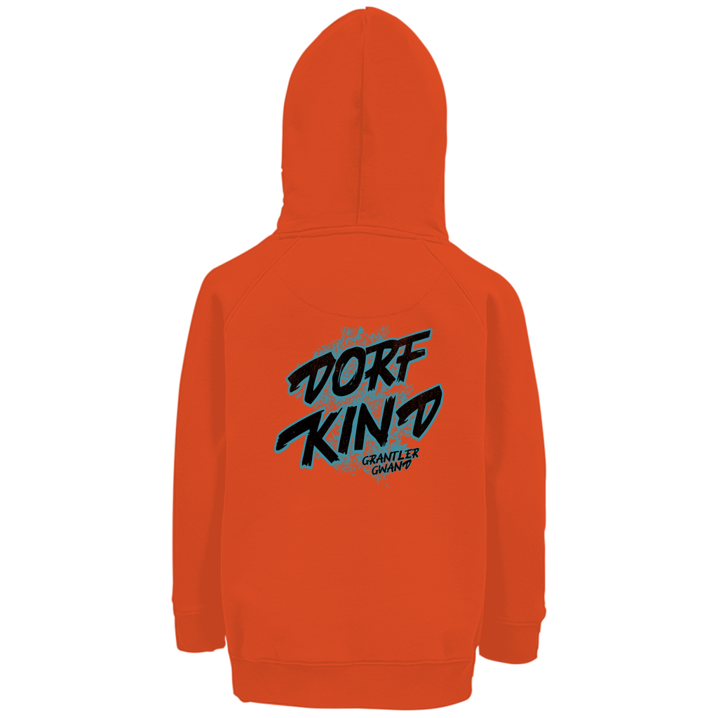 Bayerischer Kinder Premium Bio Hoodie - Dorfkind - Grantler Gwand