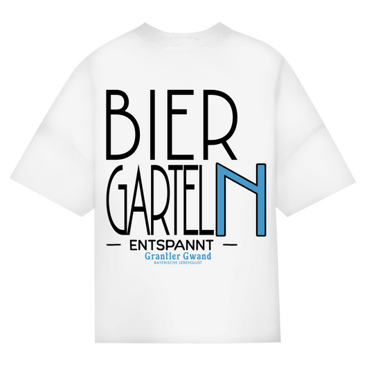 Bayerisches Oversize T-Shirt Unisex - Biergarteln entspannt - Grantler Gwand