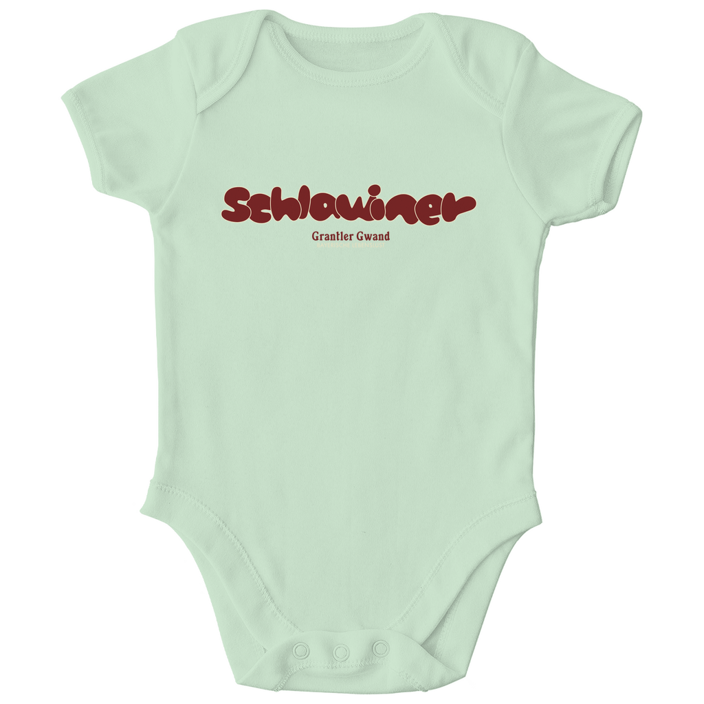 Bayerischer Baby Bio Body - Schlawiner - rot - Grantler Gwand