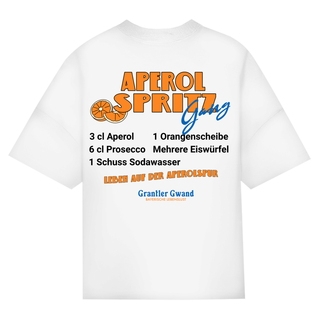 Bayerisches Oversize T-Shirt Frauen - Aperol Spritz Gang - Grantler Gwand