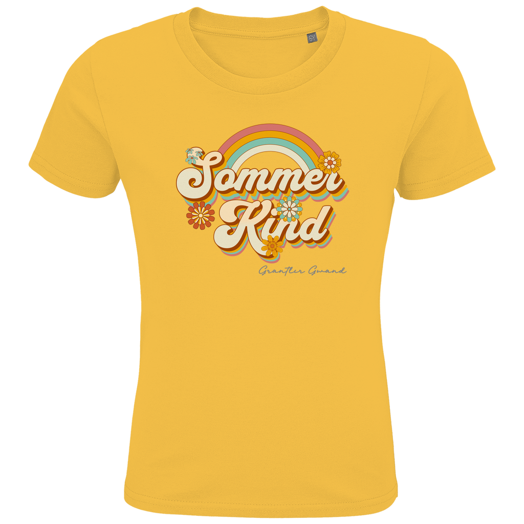 Bayerisches Kinder Premium Bio T-Shirt - Sommerkind - Grantler Gwand
