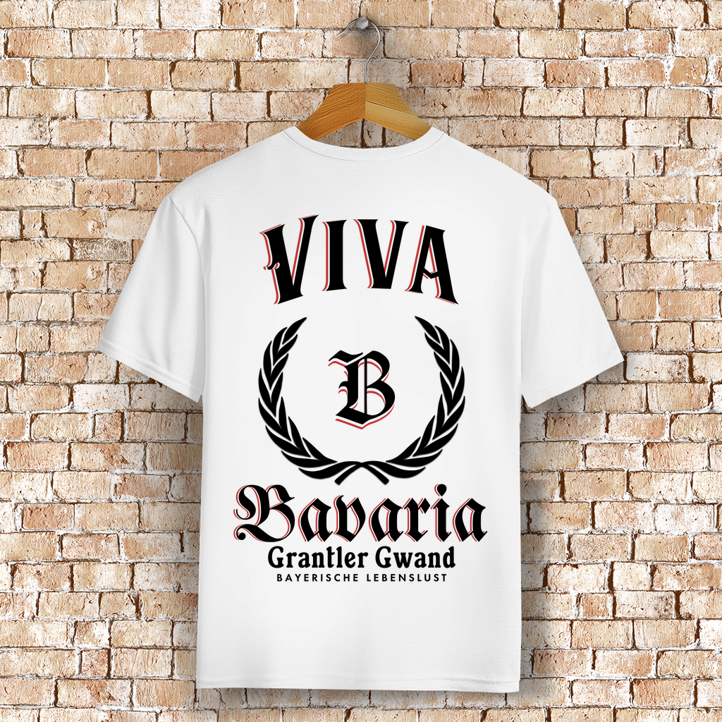 Bayerisches T-Shirt Unisex - Viva Bavaria - Grantler Gwand