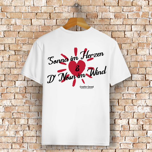 Bayerisches T-Shirt Unisex - Sonna im Herzen - Grantler Gwand