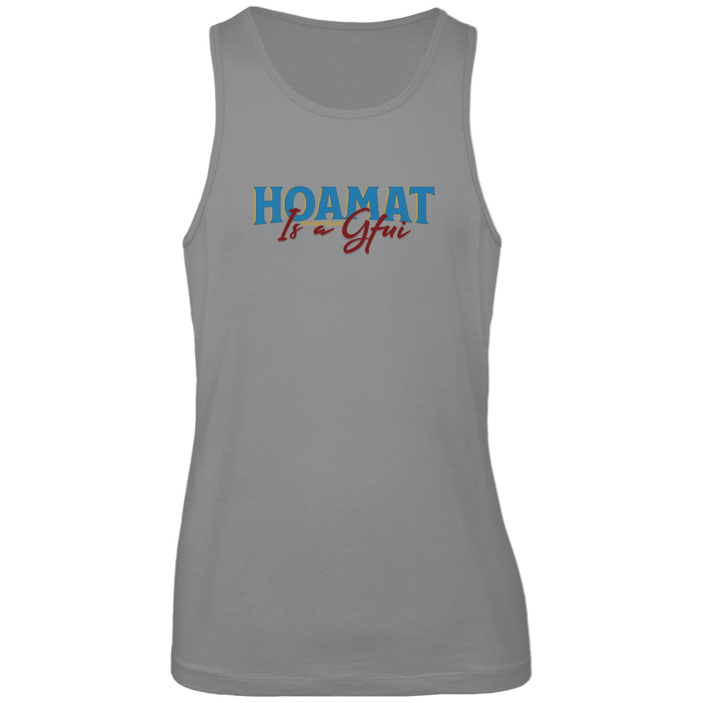 Bayerisches Herren Premium Tank Top Hoamat is a Gfui - blau/rot - Grantler Gwand