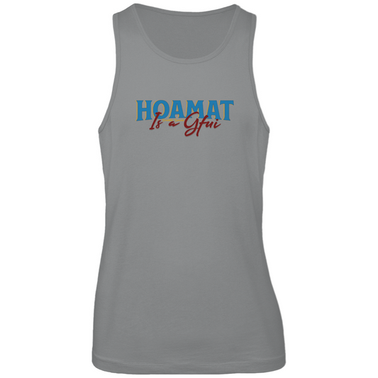 Bayerisches Herren Premium Tank Top Hoamat is a Gfui - blau/rot - Grantler Gwand