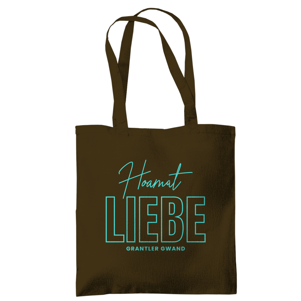 Bayerische Tragetasche Hoamat Liebe - Mint - Grantler Gwand
