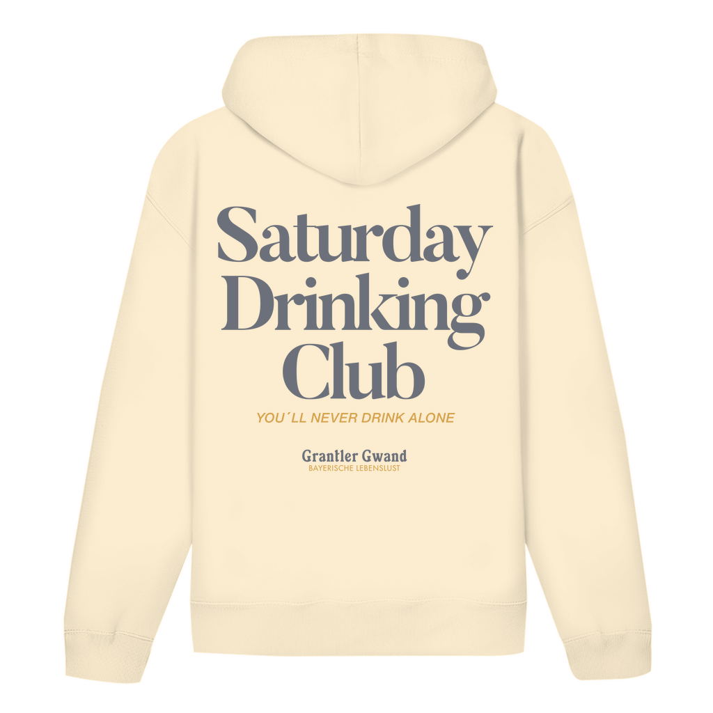 Bayerischer Hoodie Unisex - Saturday Drinking Grau - Grantler Gwand