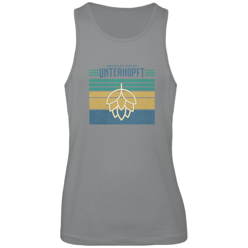 Bayerisches Herren Premium Tank Top Unterhopft - blau - Grantler Gwand