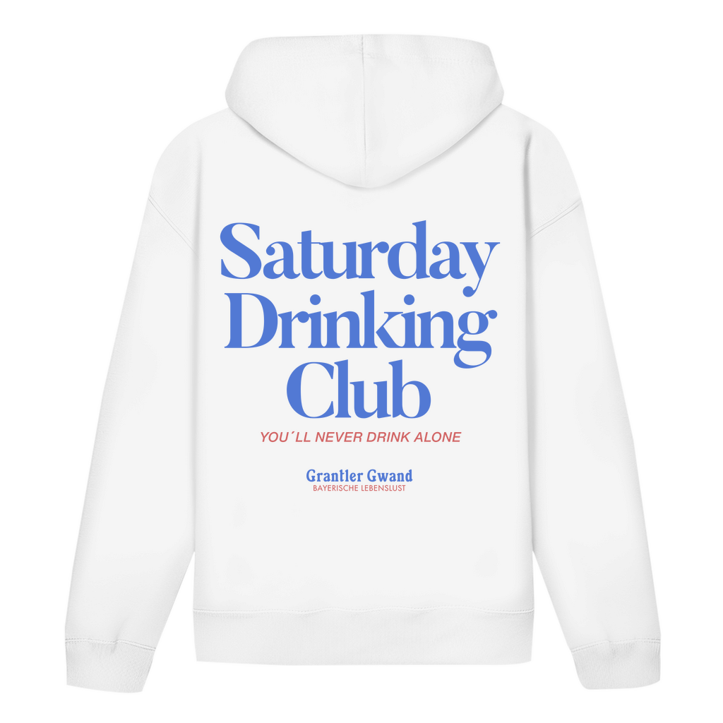 Bayerischer Hoodie Unisex - Saturday Drinking Blau - Grantler Gwand
