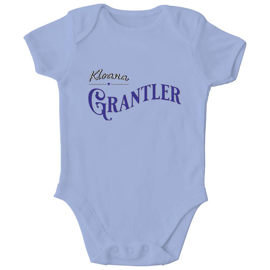 Bayerischer Bio Baby Body kloana Grantler - weiß - Grantler Gwand