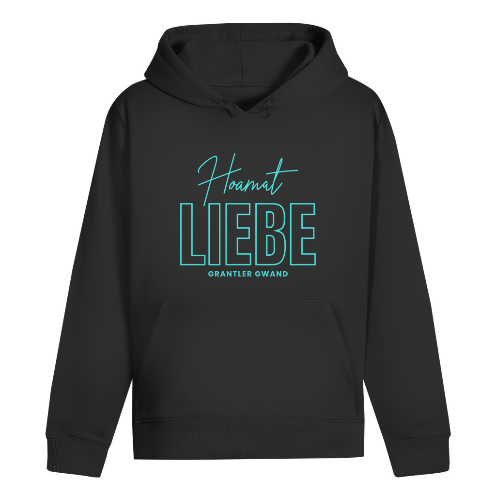 Bayerischer Hoodie Unisex - Hoamat Liebe - Mint - Grantler Gwand