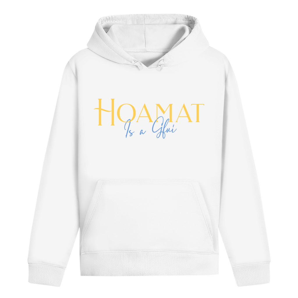 Bayerischer Hoodie Unsiex - Hoamat is a Gfui - Gelb/Blau - Grantler Gwand