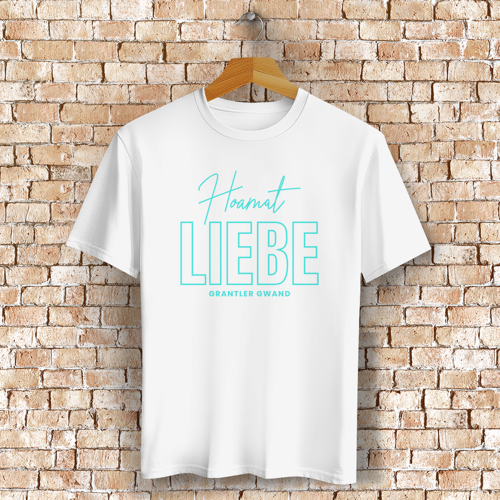 Bayerisches T-Shirt Unisex - Hoamat Liebe - Grantler Gwand