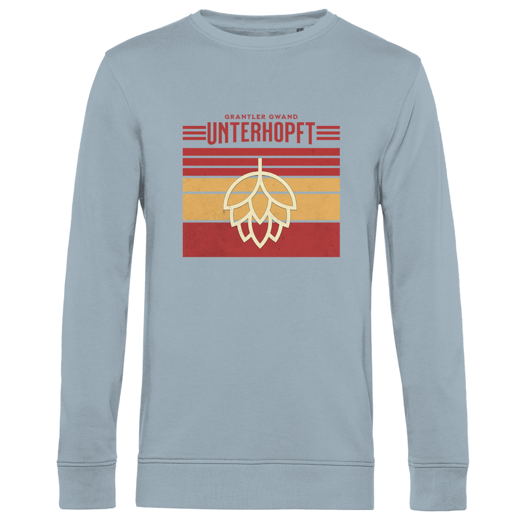 Herren Premium Bio Sweatshirt Unterhopft - rot