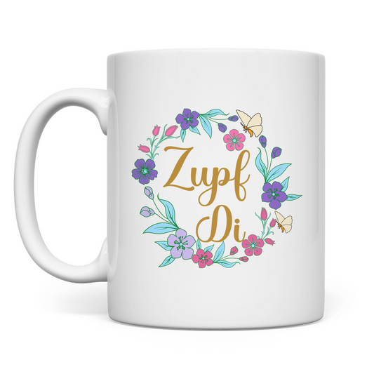bayerische Tasse Zupf di - Grantler Gwand