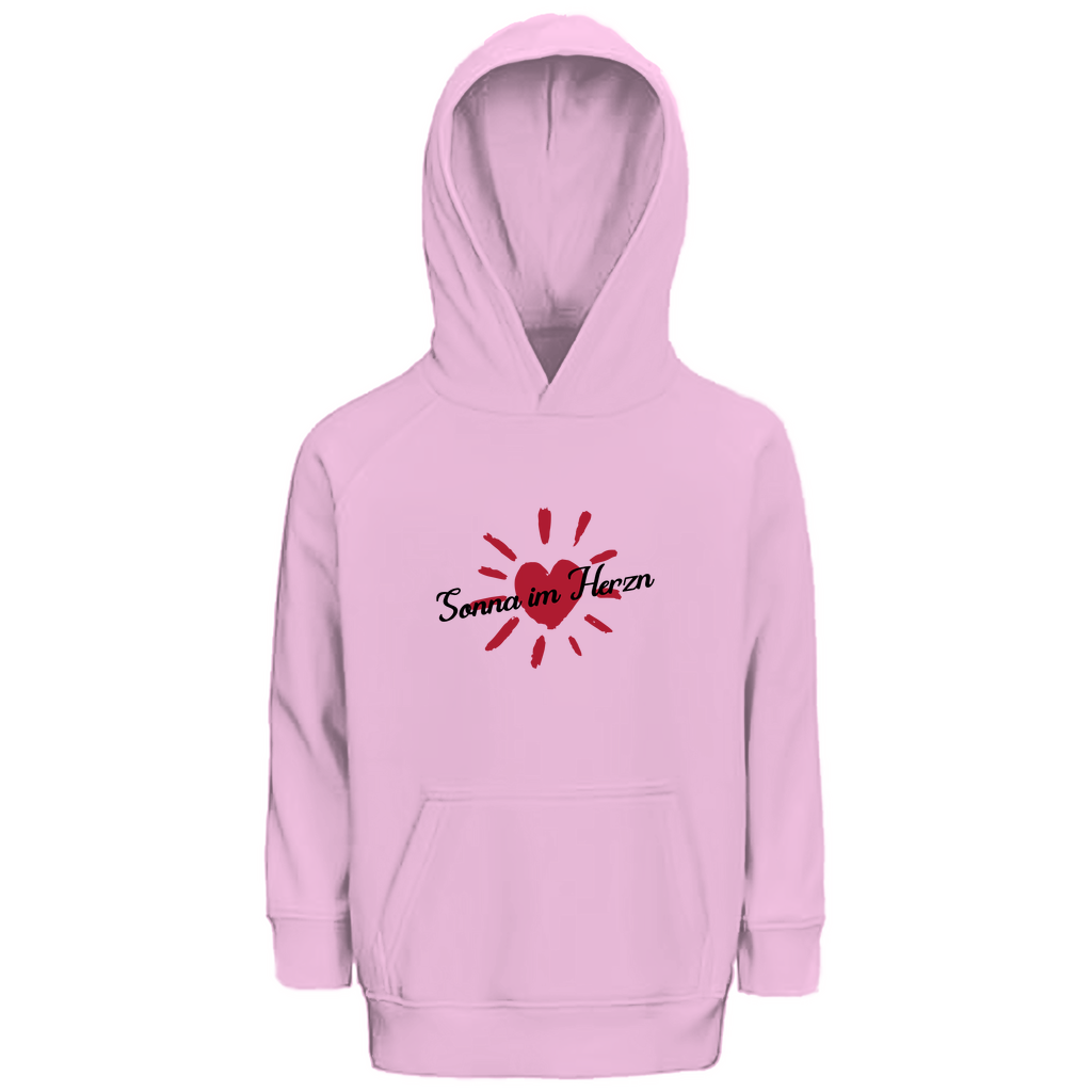 Bayerischer Kinder Premium Bio Hoodie Sonna im Herzn - Grantler Gwand