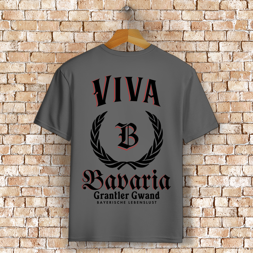 Bayerisches T-Shirt Unisex - Viva Bavaria - Grantler Gwand