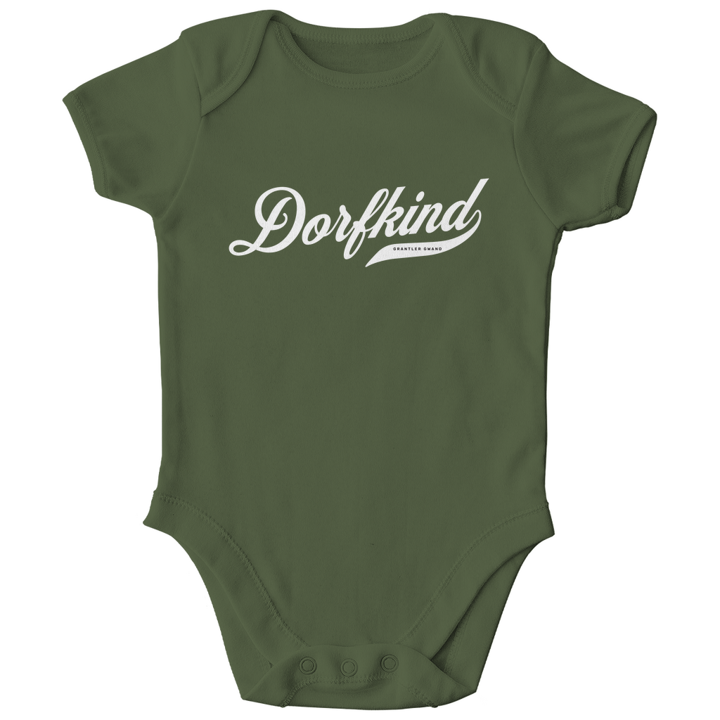 Bayerischer Baby Bio Body Dorfkind - weiß - Grantler Gwand