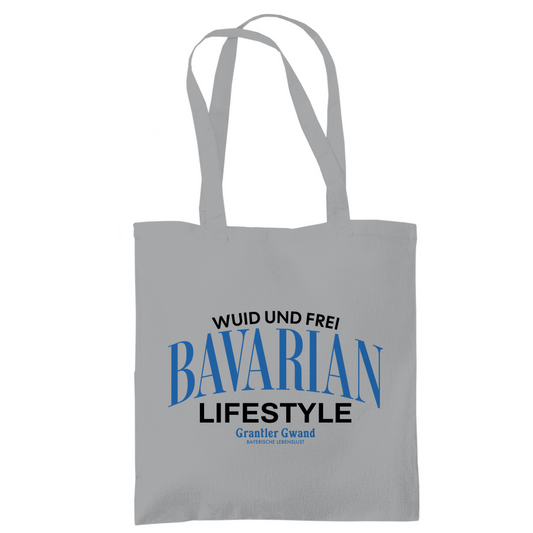 Bayerische Tragetasche Bavarian Lifestyle - schwarz - Grantler Gwand
