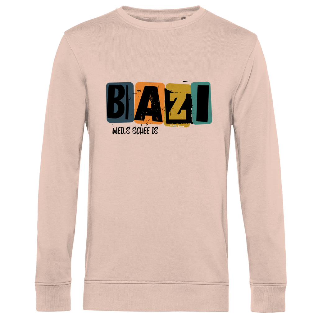Herren Premium Bio Sweatshirt Bazi, weils schee is