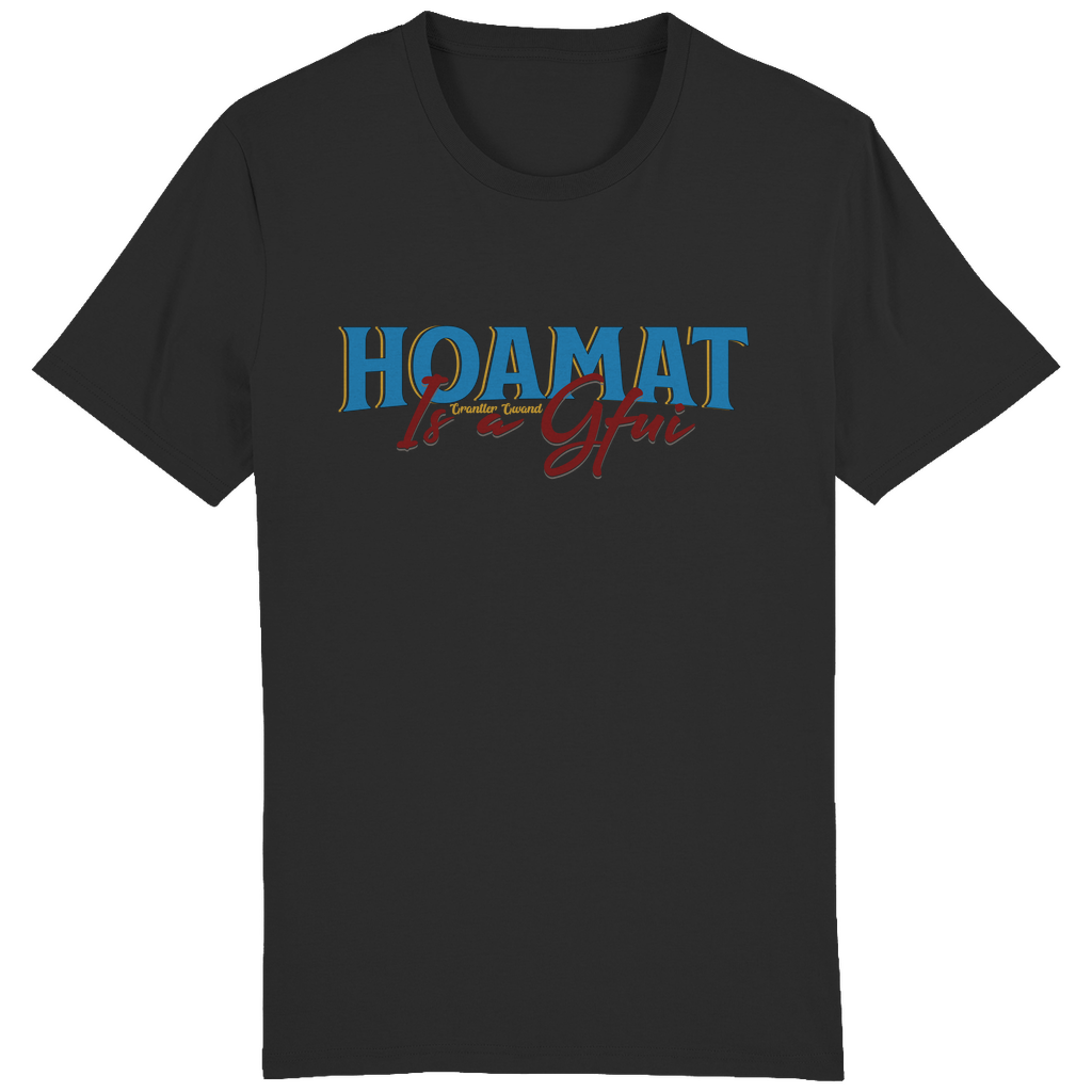 Bayerisches Herren T-Shirt Hoamat is a Gfui - blau/rot - Grantler Gwand