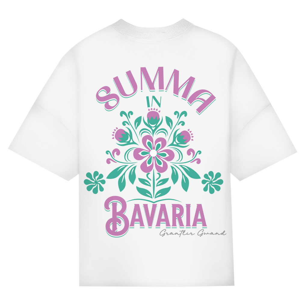Bayerisches Oversize T-Shirt Unisex - Summa in Bavaria - Grantler Gwand