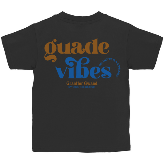 Bayerisches Kinder T-Shirt - Guade Vibes - Grantler Gwand
