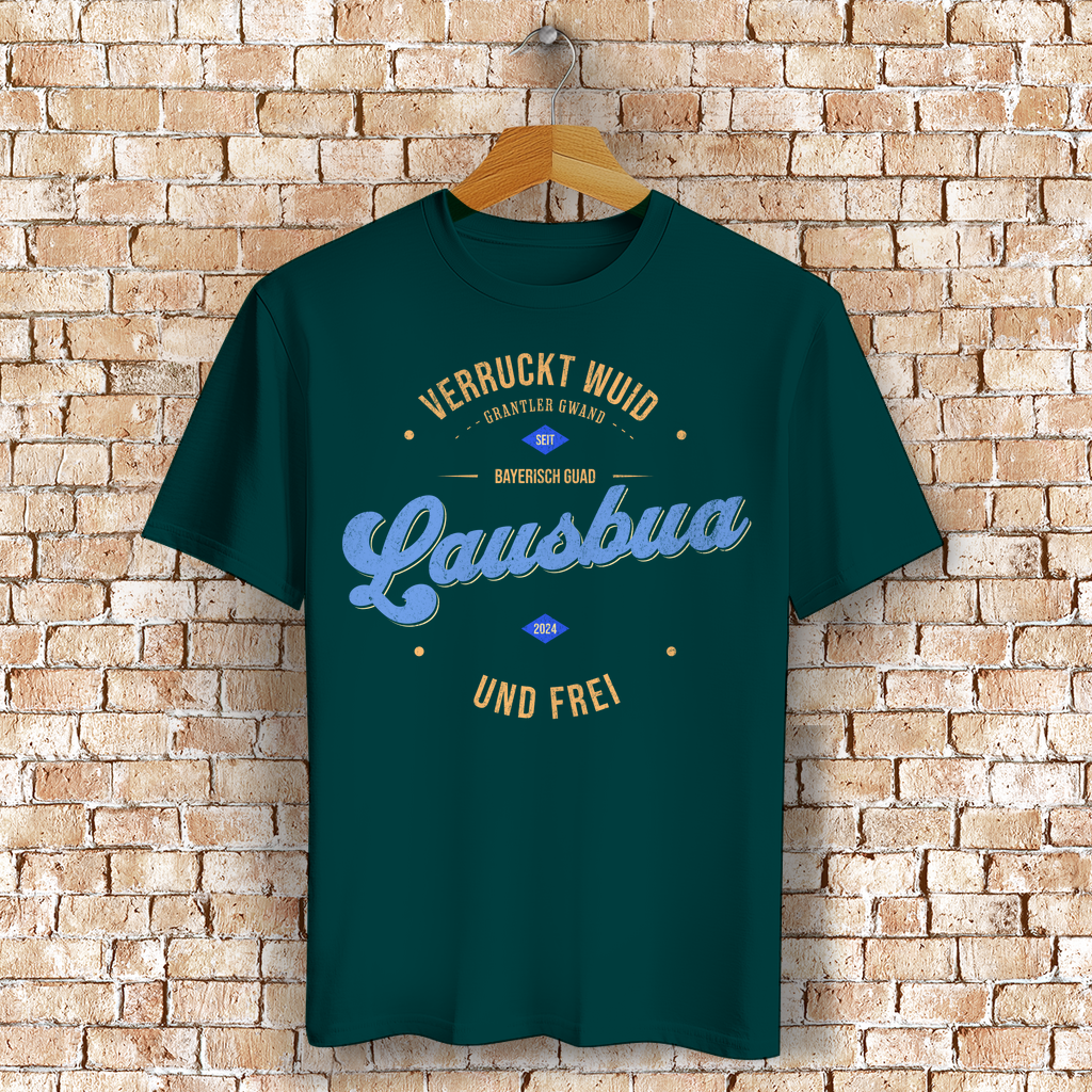 Bayerisches T-Shirt Unisex - Lausbua - Grantler Gwand