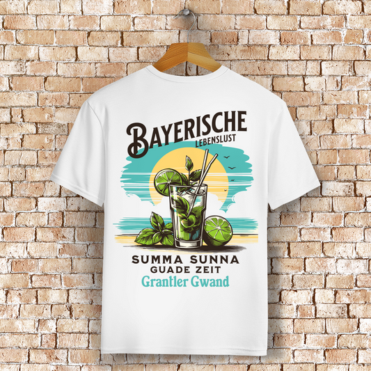 Bayerisches T-Shirt Unisex - Bayerische Lebenslust - Grantler Gwand