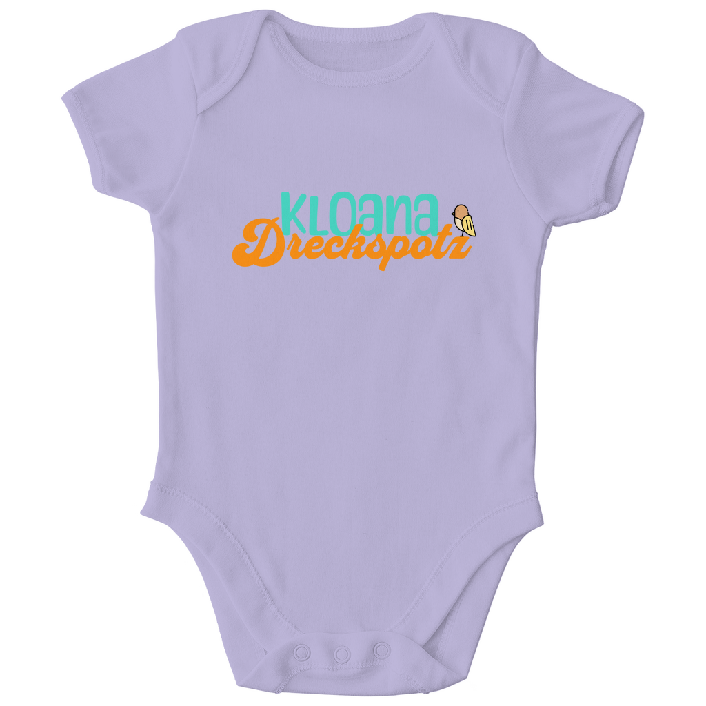 Bayerischer Bio Baby Body kloana Dreckspotz - grün - Grantler Gwand