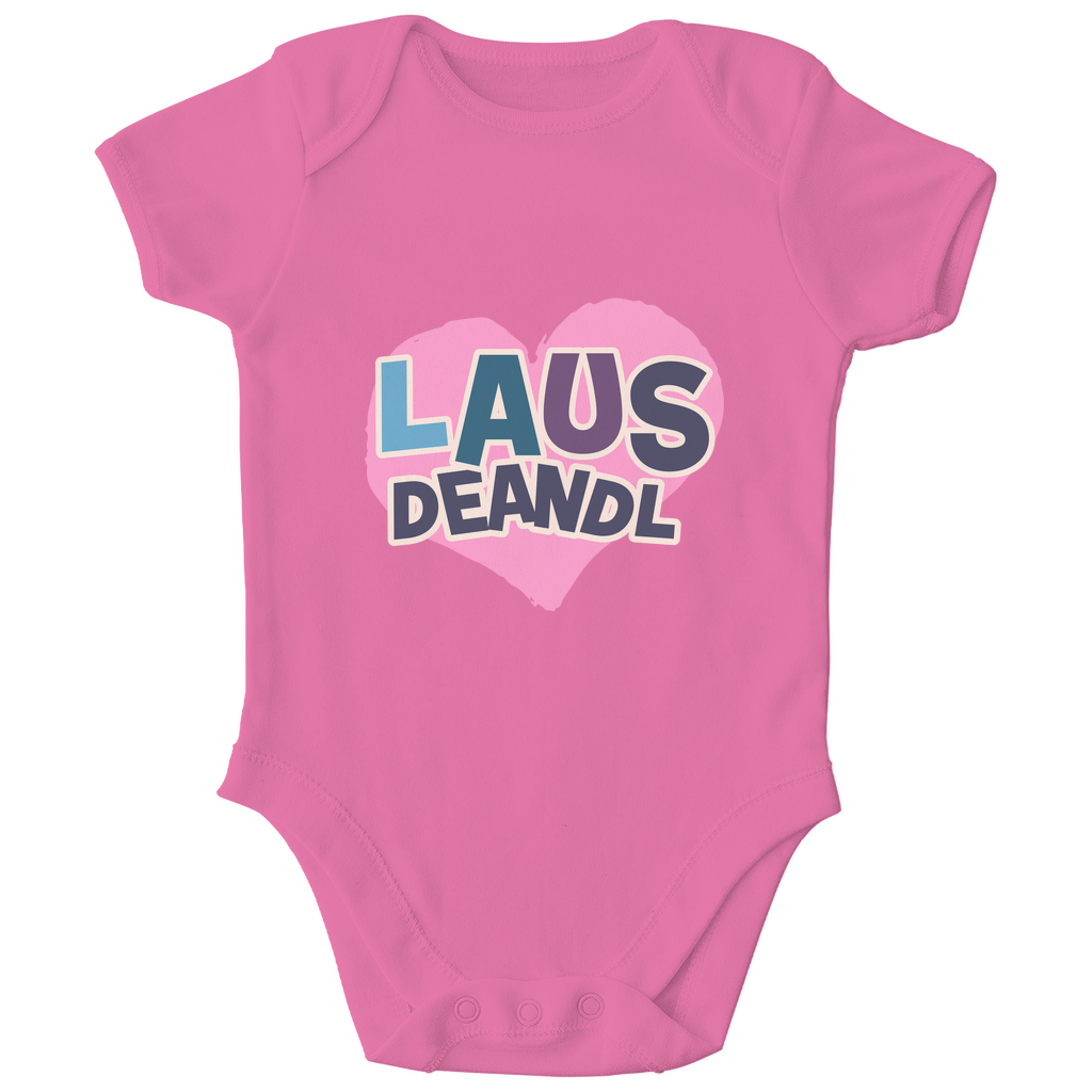 Bayerischer Bio Baby Body Lausdeandl - bunt - Grantler Gwand