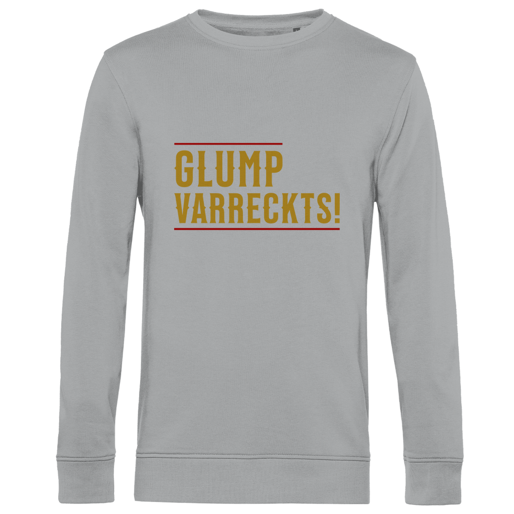 Bayerisches Herren Premium Bio Sweatshirt Glump varreckts - gold - Grantler Gwand