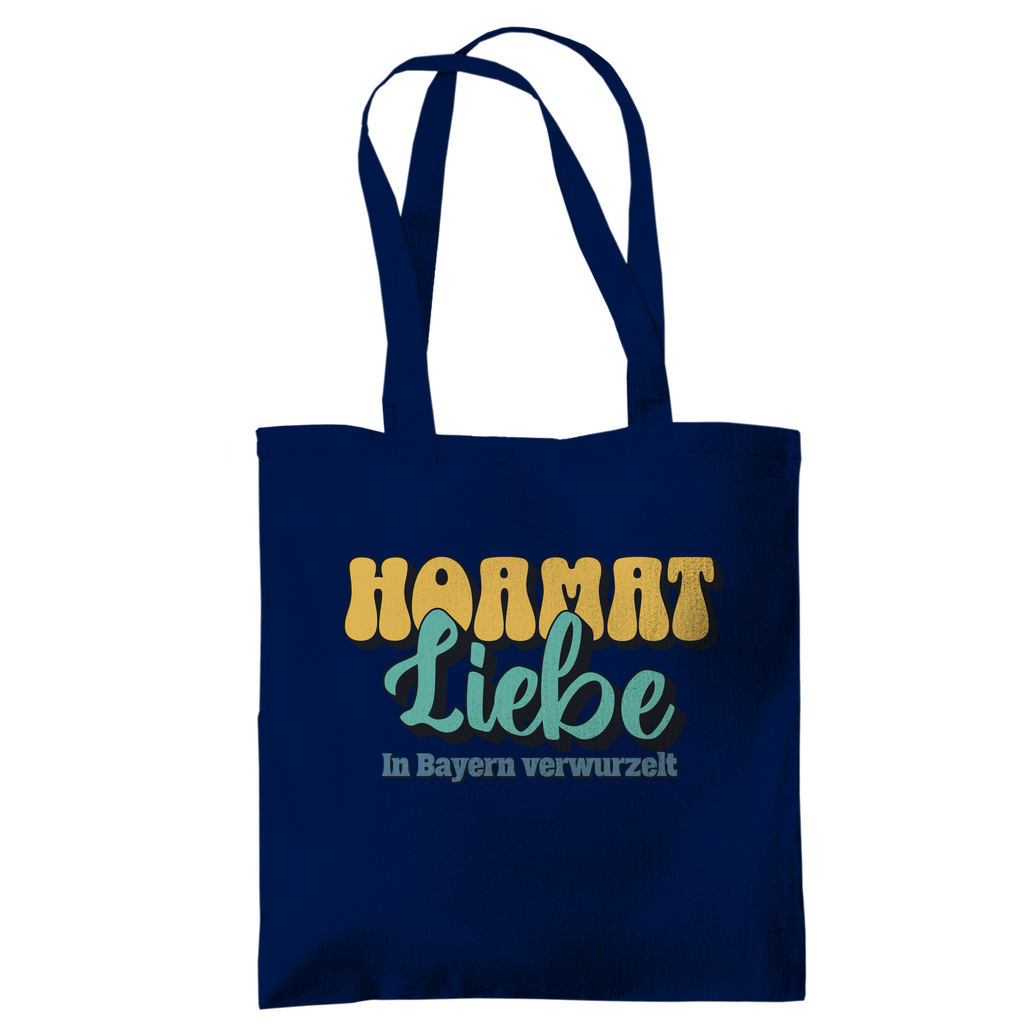 Bayerische Tragetasche Hoamat Liebe -gold/grün - Grantler Gwand