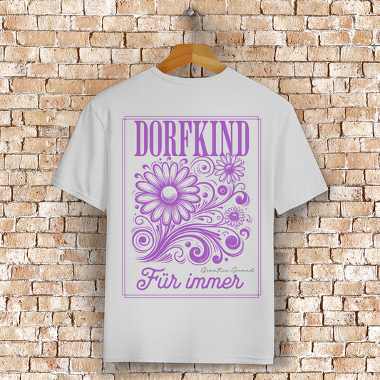 Bayerisches T-Shirt Unisex - Dorfkind für immer - Grantler Gwand