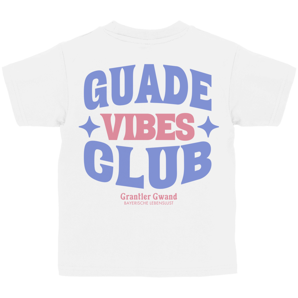 Bayerisches Kinder T-Shirt - Guade Vibes Club - Grantler Gwand