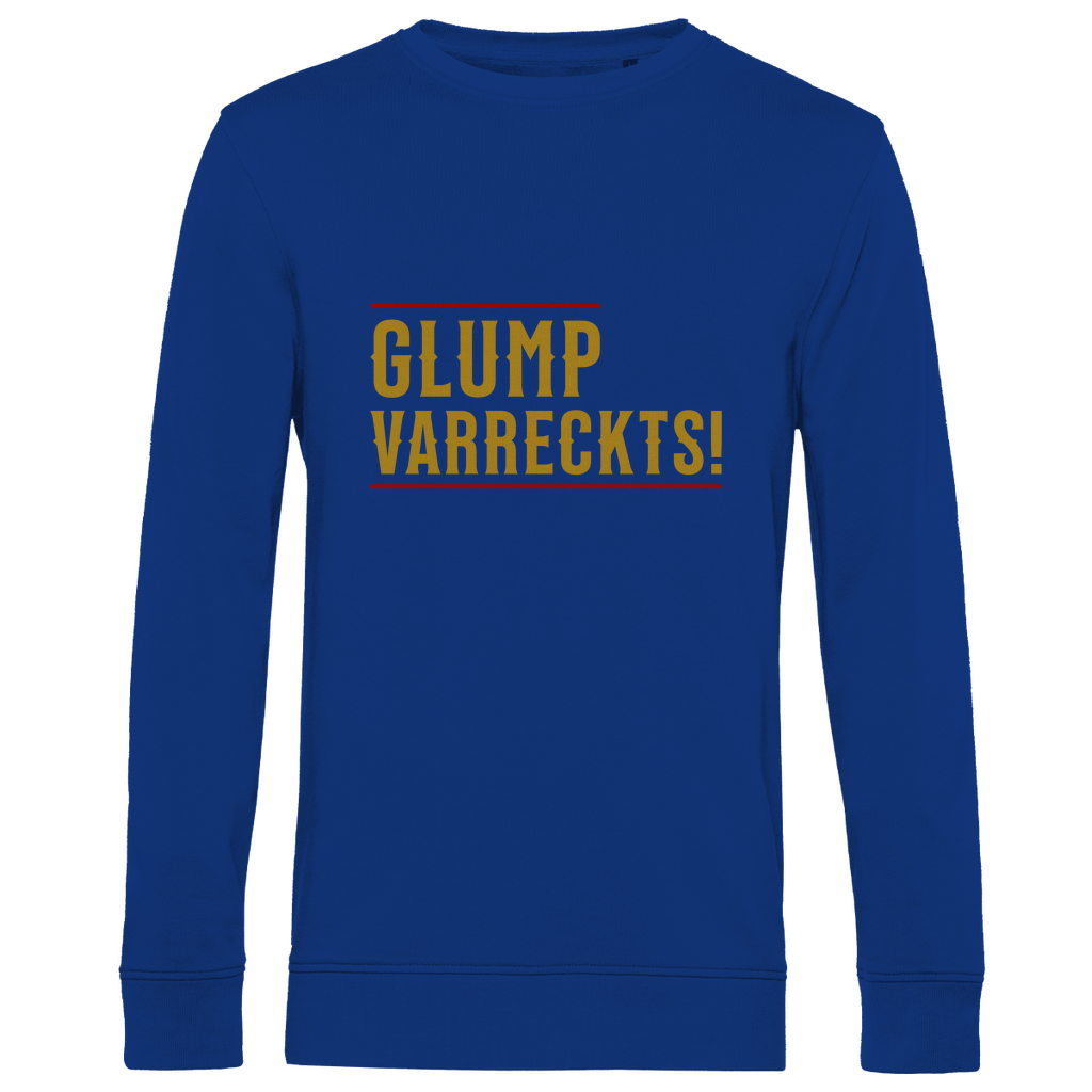 Bayerisches Herren Premium Bio Sweatshirt Glump varreckts - gold - Grantler Gwand