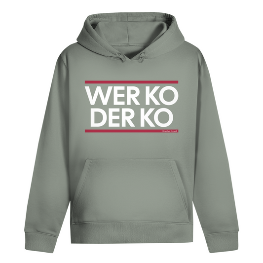 Bayerischer Hoodie Unisex - wer ko der ko - Grantler Gwand