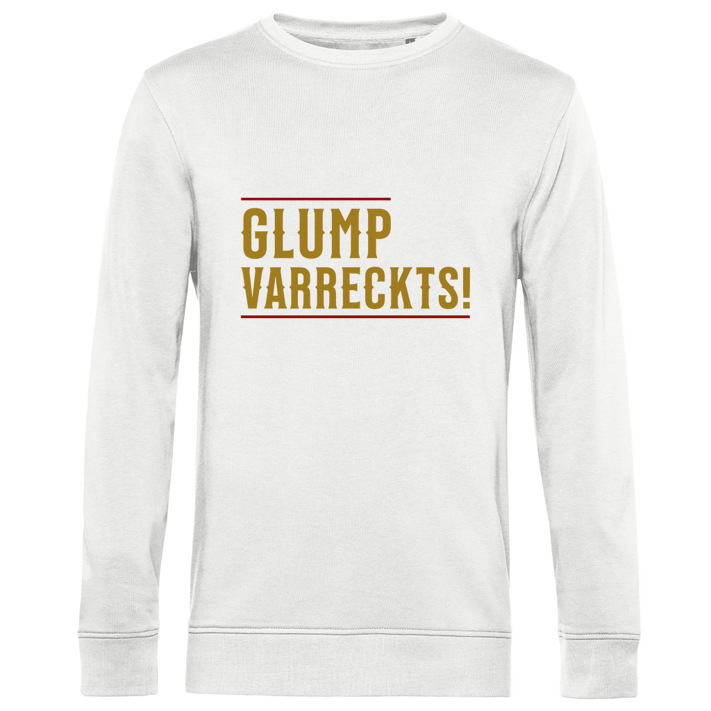 Bayerisches Herren Premium Bio Sweatshirt Glump varreckts - gold - Grantler Gwand