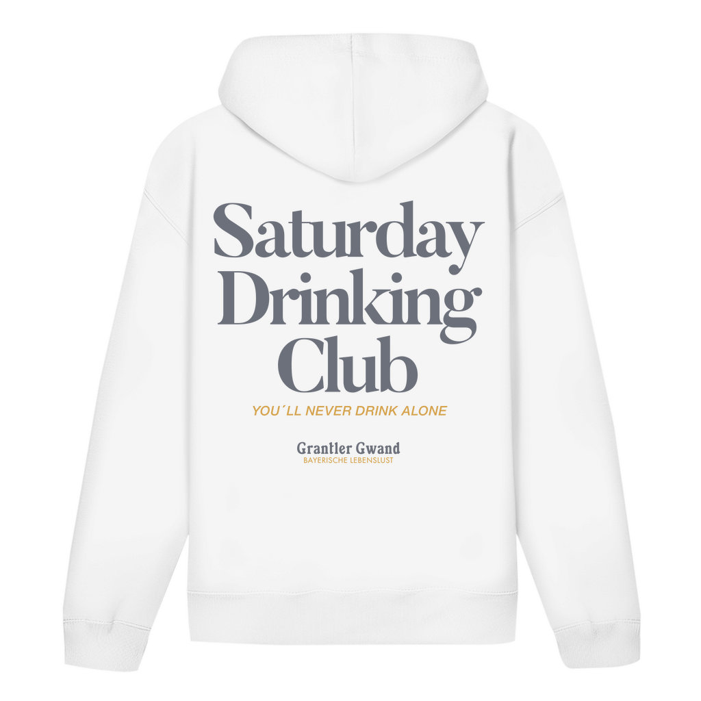 Bayerischer Hoodie Unisex - Saturday Drinking Grau - Grantler Gwand