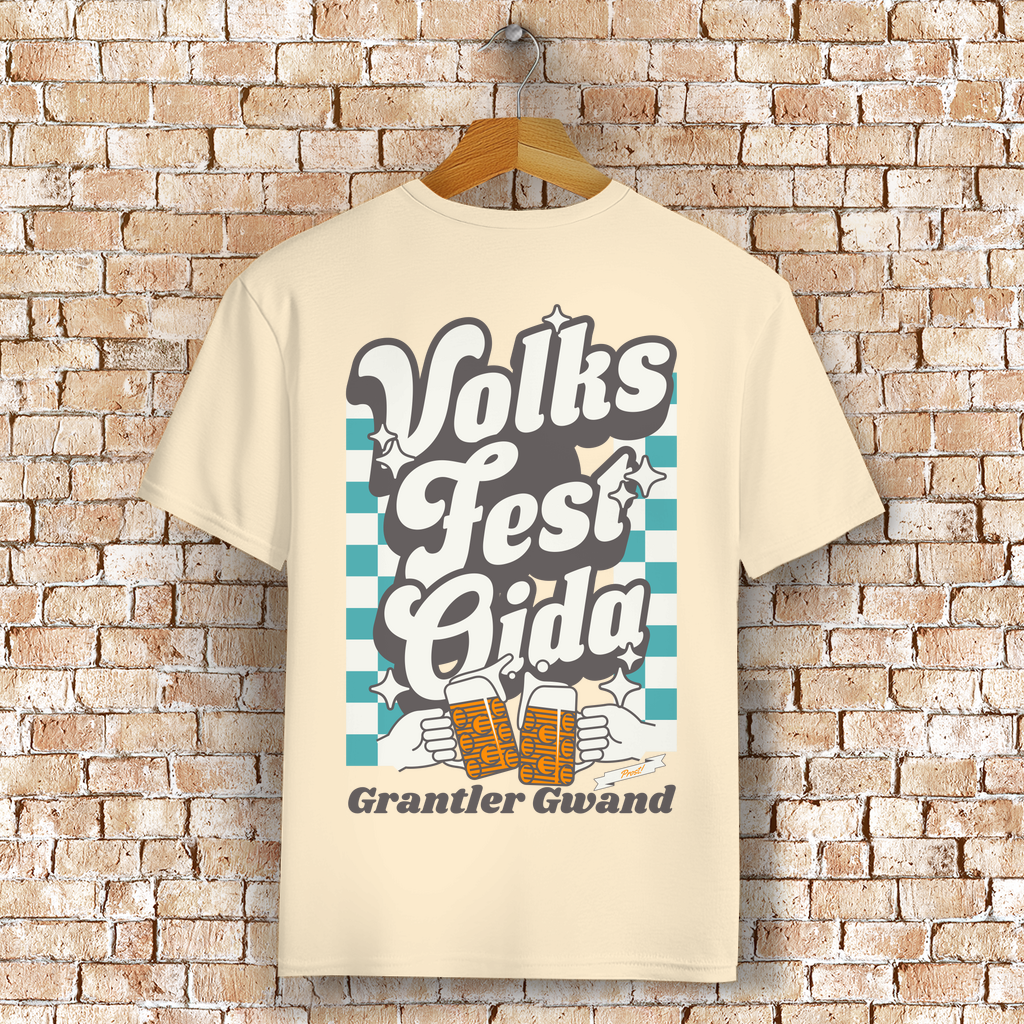 Bayerisches T-Shirt Unisex - Volksfest Oida - Grantler Gwand