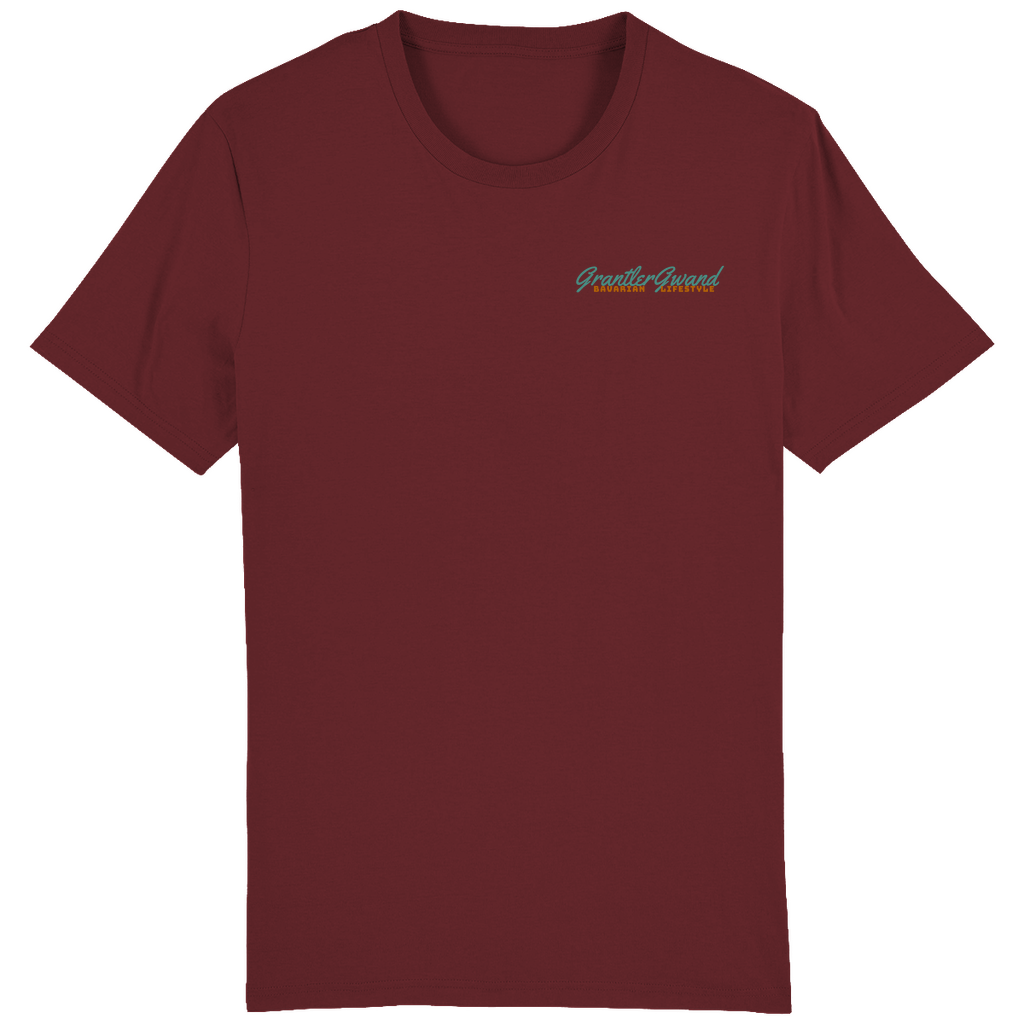 Bayerisches Herren T-Shirt A Hoibe away keeps the doctor away - FRONT-UND BACKPRINT - Grantler Gwand