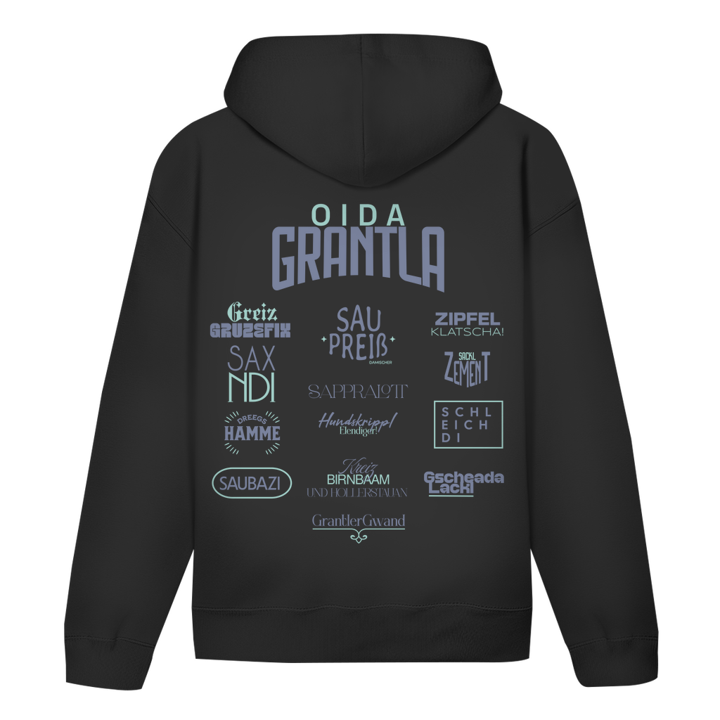Bayerischer Unisex Hoodie - Oida Grantla Fluchhoodie- Grantler Gwand