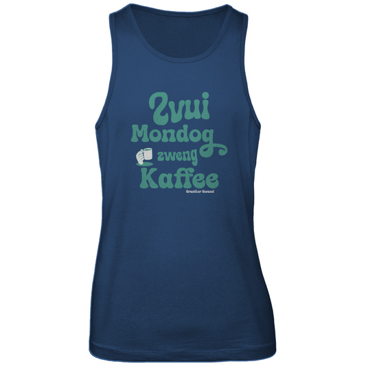Bayerisches Herren Premium Tank Top Zvui Mondog, zweng Kaffee - grün - Grantler Gwand