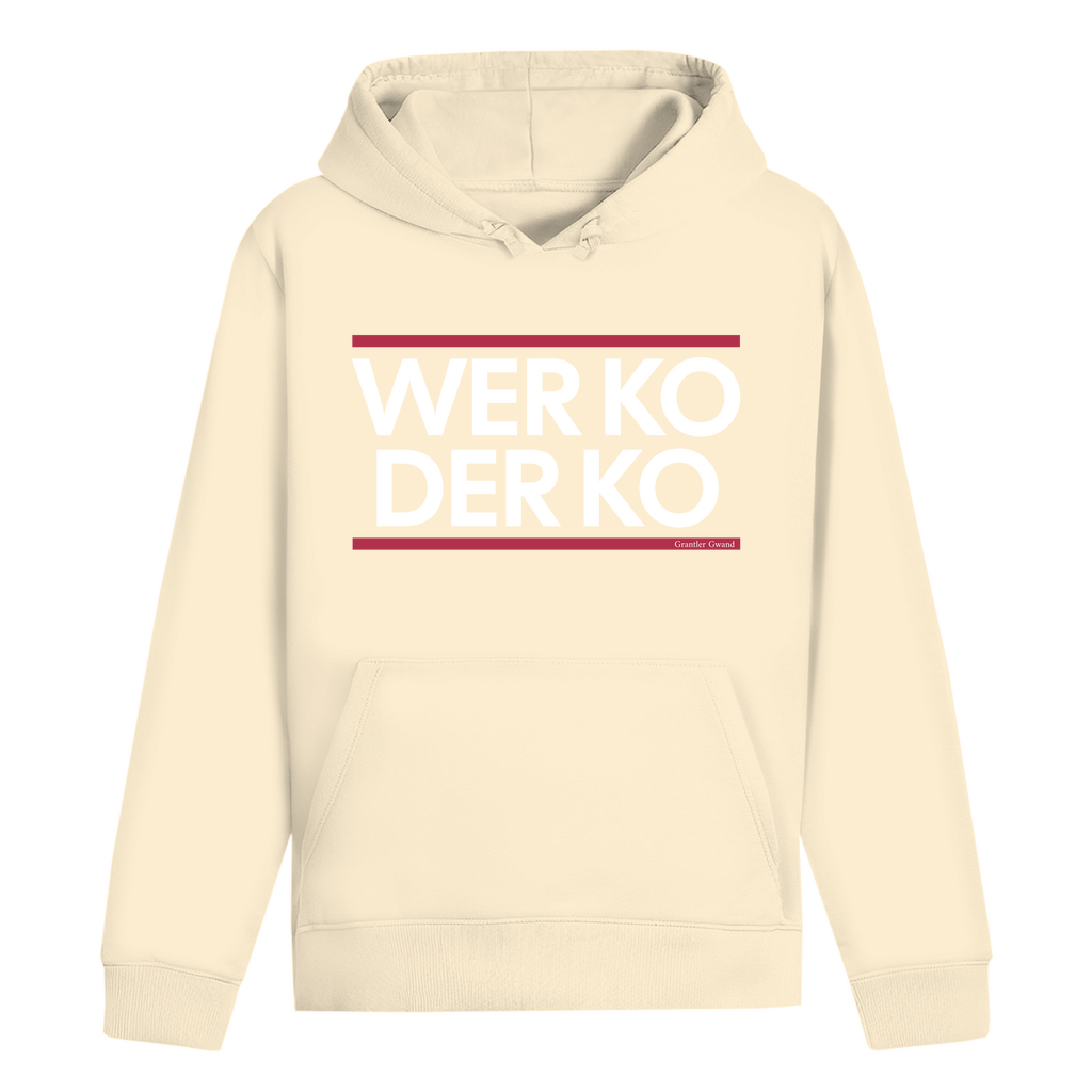 Bayerischer Hoodie Unisex - wer ko der ko - Grantler Gwand
