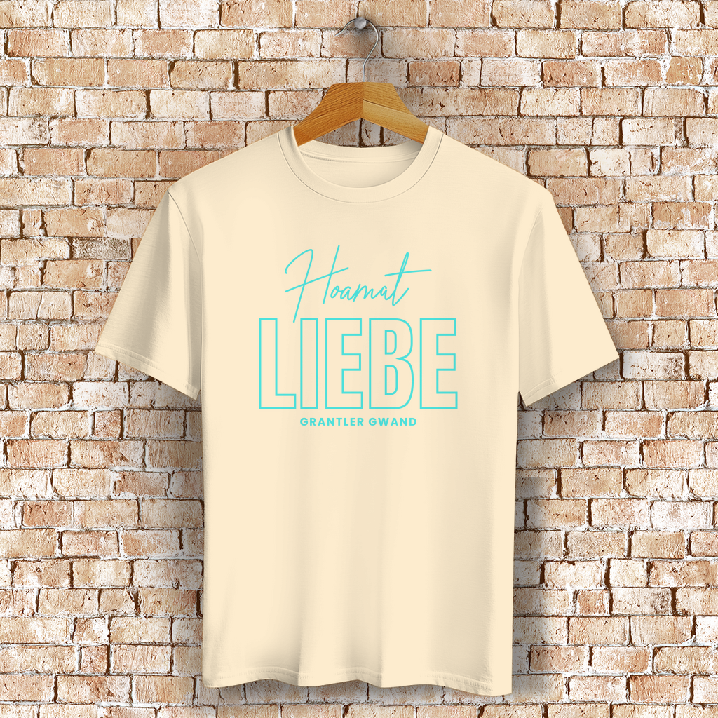 Bayerisches T-Shirt Unisex - Hoamat Liebe - Grantler Gwand