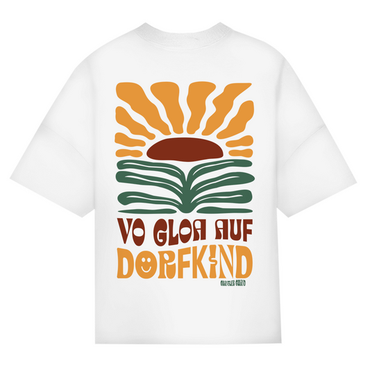 Bayerisches Oversize T-Shirt Unisex - Dorfkind vo gloa auf - Grantler Gwand