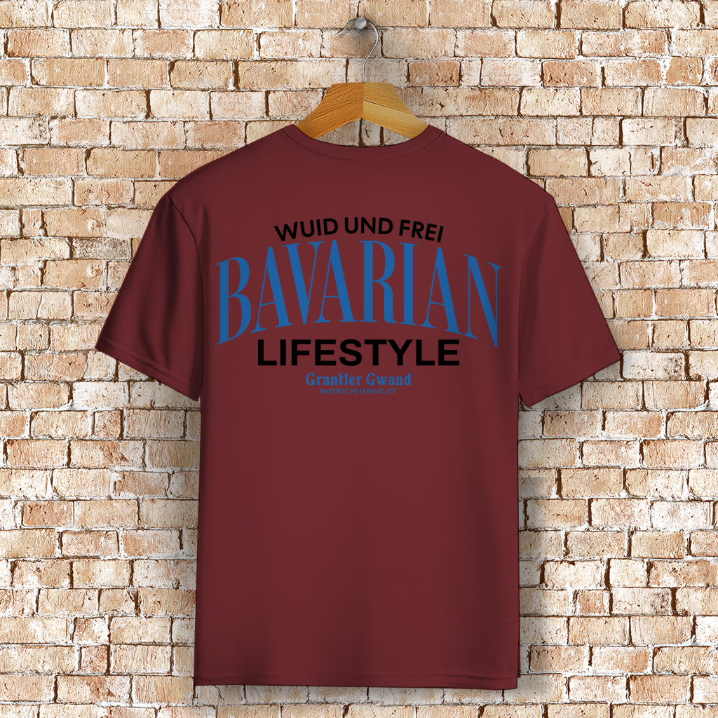 Bayerisches T-Shirt Unisex - Bavarian Lifestyle - schwarz