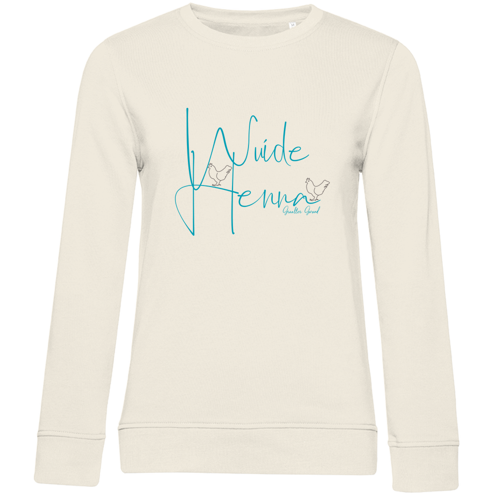 Damen Premium Bio Sweatshirt wuide Henna - blau